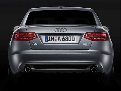 Silver Audi A6 30 T Back Vector Art And Graphics