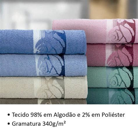 Kit Jogo De Toalhas Banho E Rosto P S Festiva Cores Camesa Voc