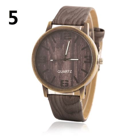 Simulatie Houten Horloges Mannen Quartz Casual Hou Grandado