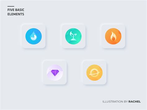 basic elements  rachelizmarvel  dribbble