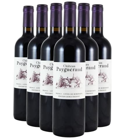 Ch Teau Puygueraud Rouge Lot De X Cl Vin Rouge De Bordeaux