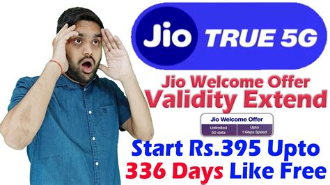 Jio True5G Welcome Offer Validity Extend On Value Pack Recharge Jio