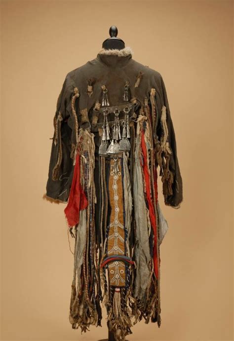 Front And Back Of A Darkhad Shamans Robe From The First Half Ot He