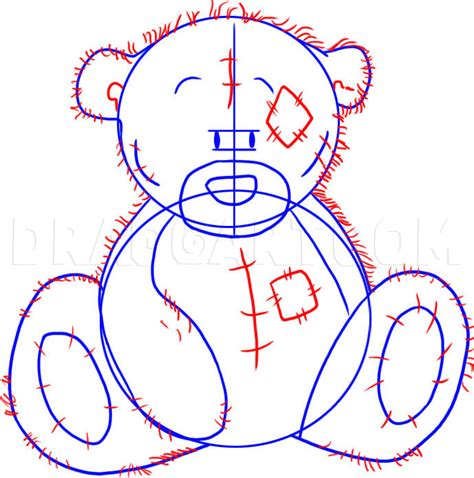 How To Draw Tatty Teddy The Me To You Bear Step By Step Drawing Guide