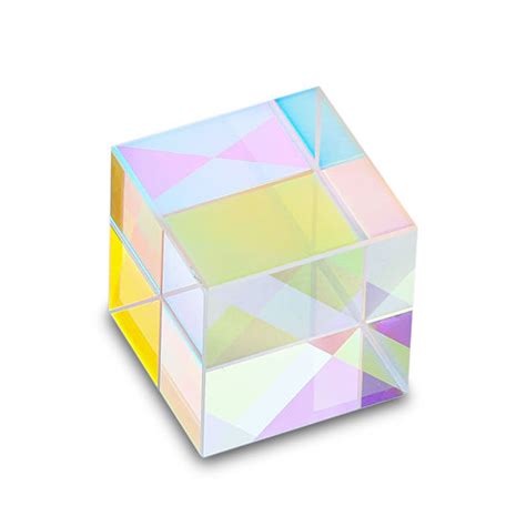 Getuscart 25mm Optical Glass X Cube Prism Rgb Dispersion Prism Physics And Decoration Light