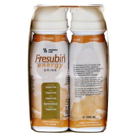 Fresubin Energy Drink Cappuccino Trinkflasche X Milliliter Medpex