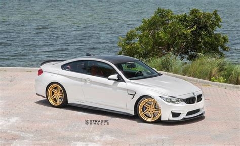 Bmw M4 F82f83 White Strasse Sv2t Fs Wheel Front