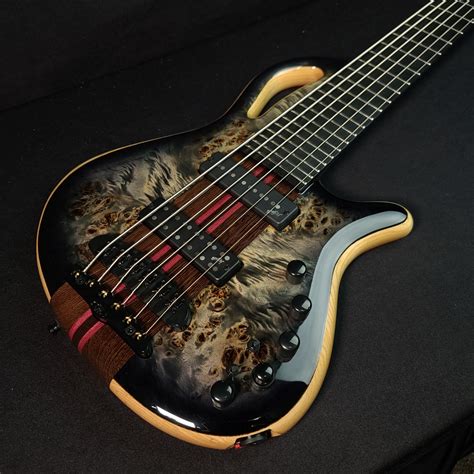 Mayones Caledonius 6 String Bass Eye Poplar Graphite Burst 10lbs 14oz