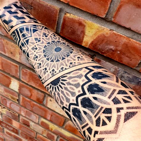 tattoo dotwork geometricmandala  sleeve   nick