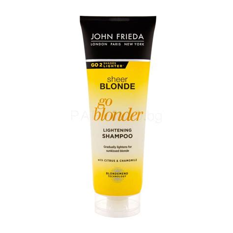 John Frieda Sheer Blonde Go Blonder Шампоан за жени 250 ml Parfimo bg