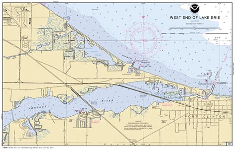 Lake Erie Nautical Map Of Lake Erie