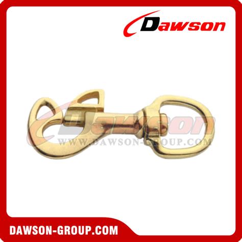 4979B Bolt Snap Swivel Round Eye Bronze Casting Bolt Snap Solid Brass