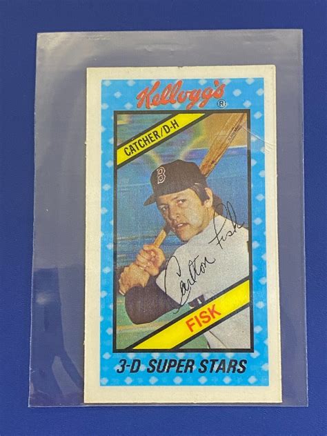 Kellogg S D Superstars Baseball Base Card Carlton Fisk