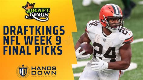 Nfl Draftkings Week 9 Final Picks And Lineup Free Dfs Lineup Advice