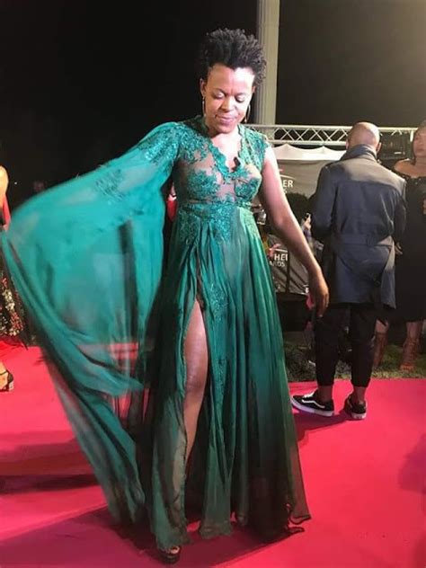 South African Dancer Zodwa Wabantu Flaunts Her Vina In Eye Popping