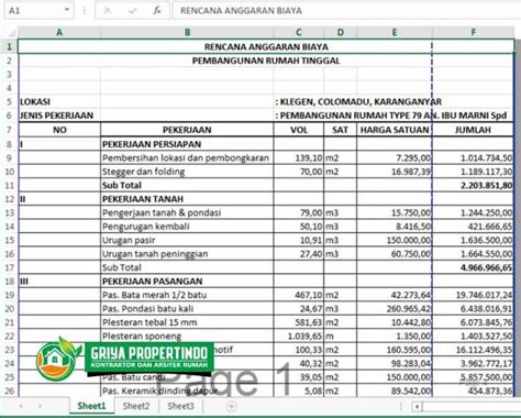 Perkiraan Biaya Konstruksi Pondasi Rumah X Aramedia Id