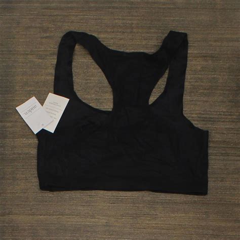 Auden Women S So Soft Unlined Racerback Bralette Ykp47 Black S Ebay