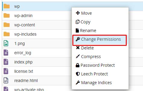 Merubah Permission Pada CPanel Knowledge Base