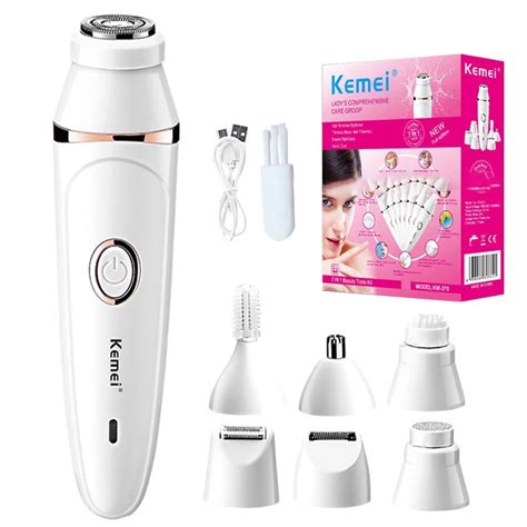 Kemei In Electric Epilator Kit Women S Shaver Rechargeable Women S