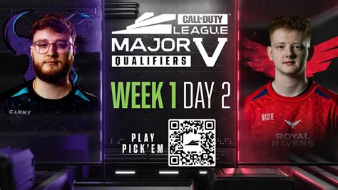 Call Of Duty League Major V Qualifiers Week Day Youtube