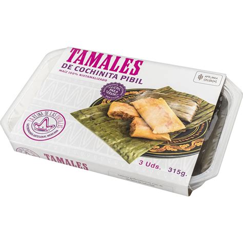 Tamales De Cochinita Pibil Bandeja 315 G · La Reina De Las Tortillas