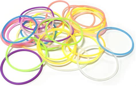 Luminous Silicone Jelly Bracelets 30 Pcs Multicolor Silicone Wristband