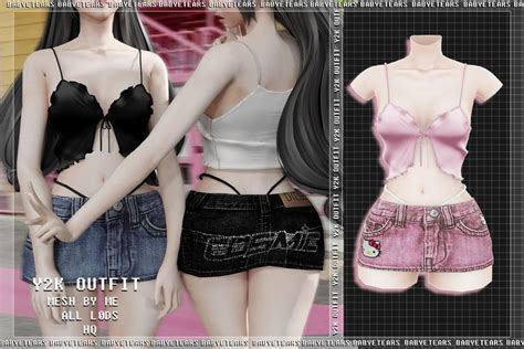 Welcome Y2K D Babyetears Sims 4 Clothing Sims 4 Mods Clothes