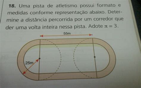 Uma Pista De Atletismo Possui Formato E Medidas Conforme A