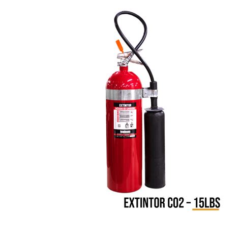 EXTINTOR CO2 DIÓXIDO CARBONO IMPLESEG 15 LBS Implementos de seguridad