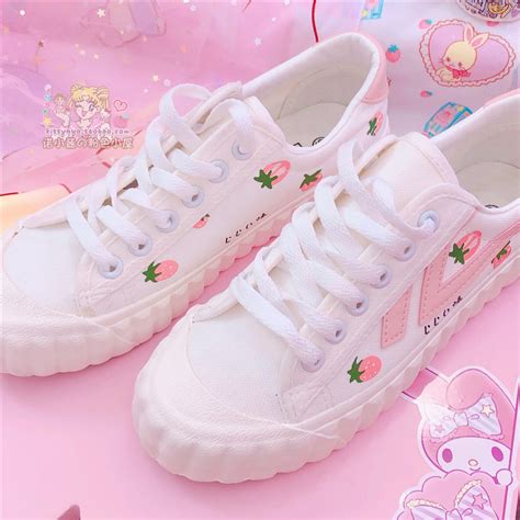 New Cute Strawberry Canvas Shoes Womens Shoes On Storenvy