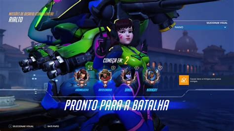 Overwatch Retalia O Desafio Condol Ncia Jogando De D Va Youtube