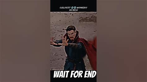 Coldest 🥶🥶 Moment In Mcu Dr Strange Coldest Status Marvel Short