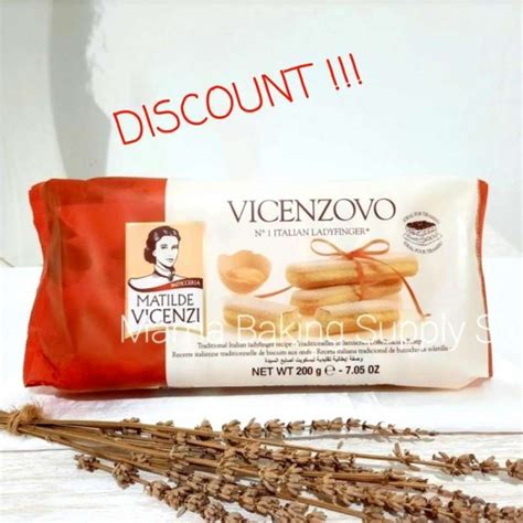 Jual LADY FINGER BISCUIT TIRAMISU MATILDE VICENZI VICENZOVO HALAL