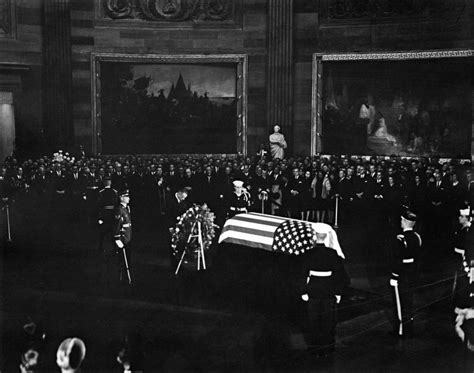 State Funeral Of President Kennedy Lying In State At The United States Capitol Departure Of