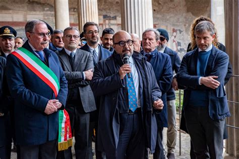 Pompeii Sites On Twitter Questa Mattina Il Ministro Della Cultura G