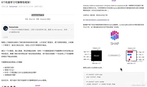 可解释机器学习 Task07：lime、shap代码实战shap的pytorch Csdn博客