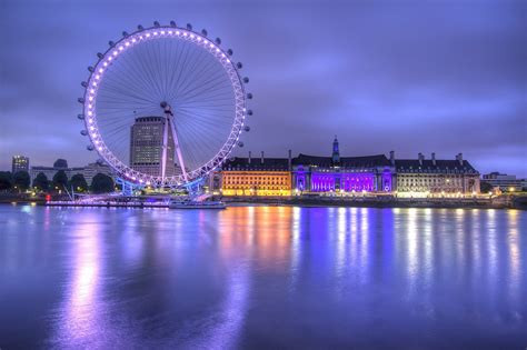 London Eye Tower Híd Westminster Apátság London Nevezetességei