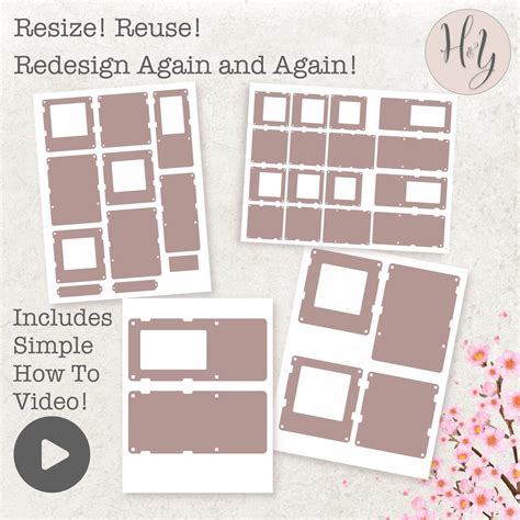 Canva Template Specimen Slides Junk Journal Template Create Etsy