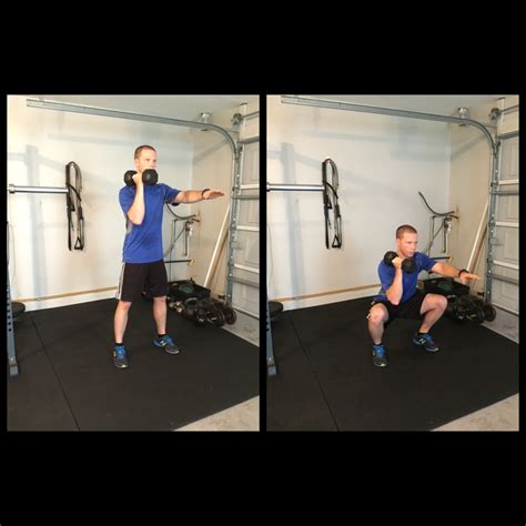 The 1 Arm Kettlebell Front Squat