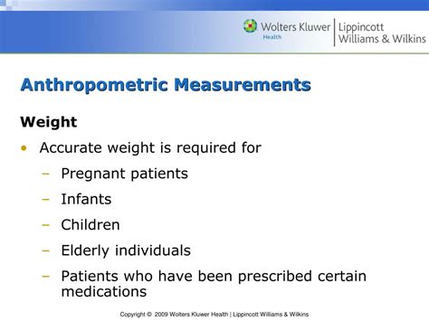 PPT Vital Signs And Anthropometric Measurements PowerPoint