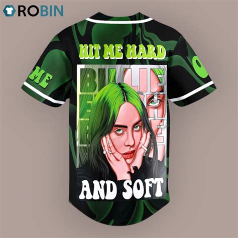 Billie Eilish Hit Me Hard And Soft Custom Baseball Jersey Shirt Style