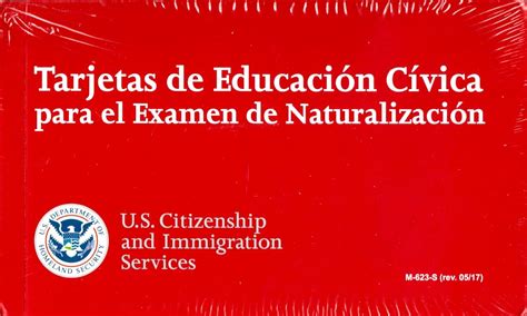 Tarjetas De Educacion Civica Para El Examen De Naturalizacion Amazon