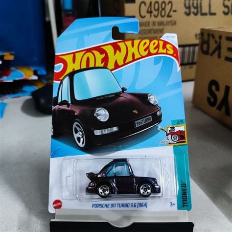 Hot Wheels Porsche Turbo Dark Purple Shopee Malaysia