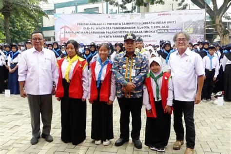 Pmi Kota Tangerang Lantik Anggota Palang Merah Remaja Baru