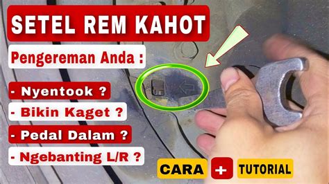 HASIL PENGEREMAN PALING ENAK Cara Setel Rem Mobil Truk Mitsubishi