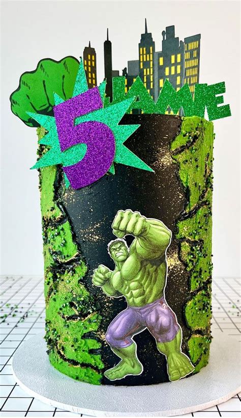 Smashingly Delicious 15 Incredible Hulk Birthday Cake Ideas In 2024