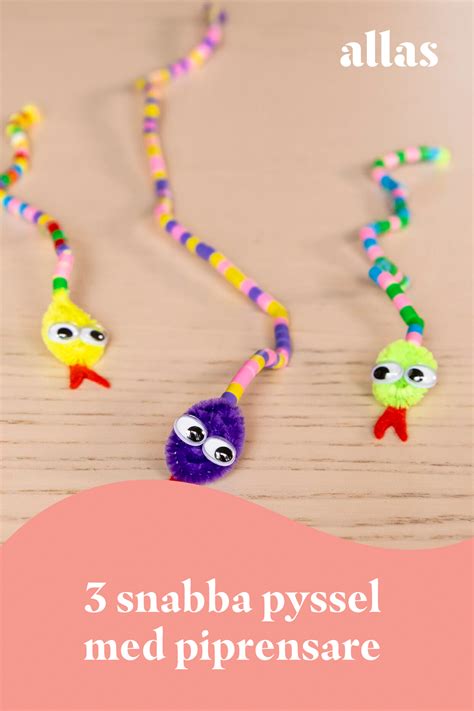 3 Snabba Pyssel Med Piprensare Artofit