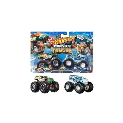 HOT WHEELS MONSTER TRUCKS SMASH SQUATCH VS DEGREES MATTEL