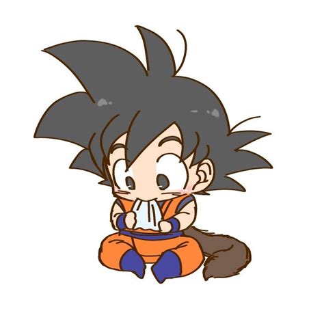 Shingeki No Saiyan Chibi Anime Dibujos Bonitos Dragon Ball Gt