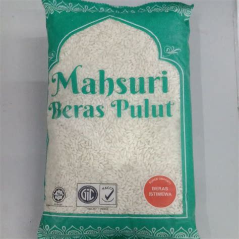 MAHSURI Beras Pulut Susu 1kg Shopee Malaysia